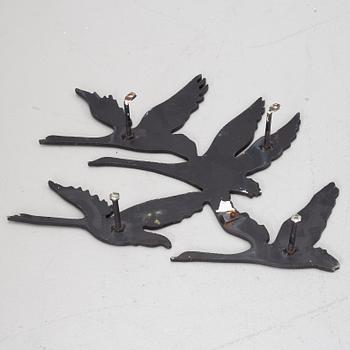 Väggdekorationer, 2 st, bland annat Ragnar Andersson.