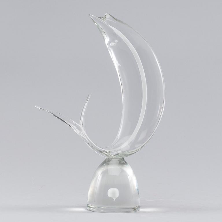 A GLASS SCULPTURE BY FABIO TOSI, Cenedese, late 20th century.