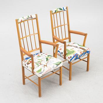 Josef Frank, a pair of armchairs model 562, Firma Svenskt Tenn.