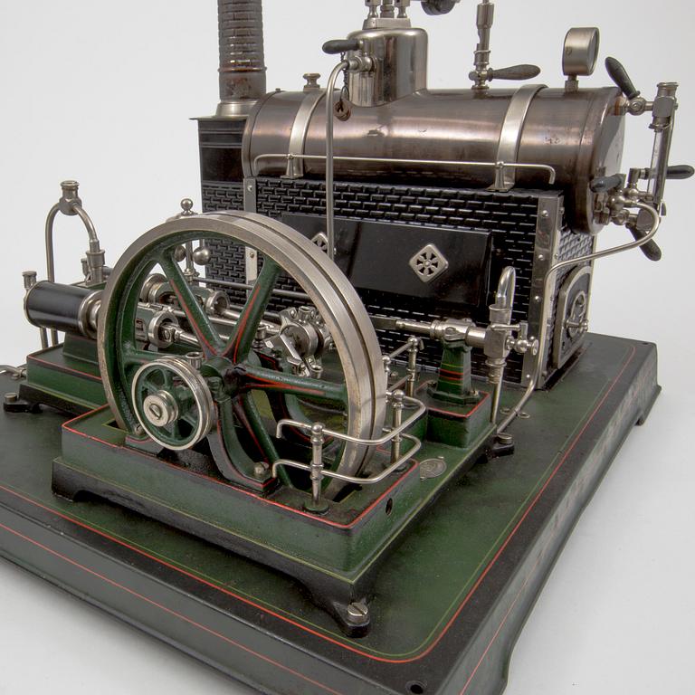 A Doll & Cie steam engine Germany 1930s.