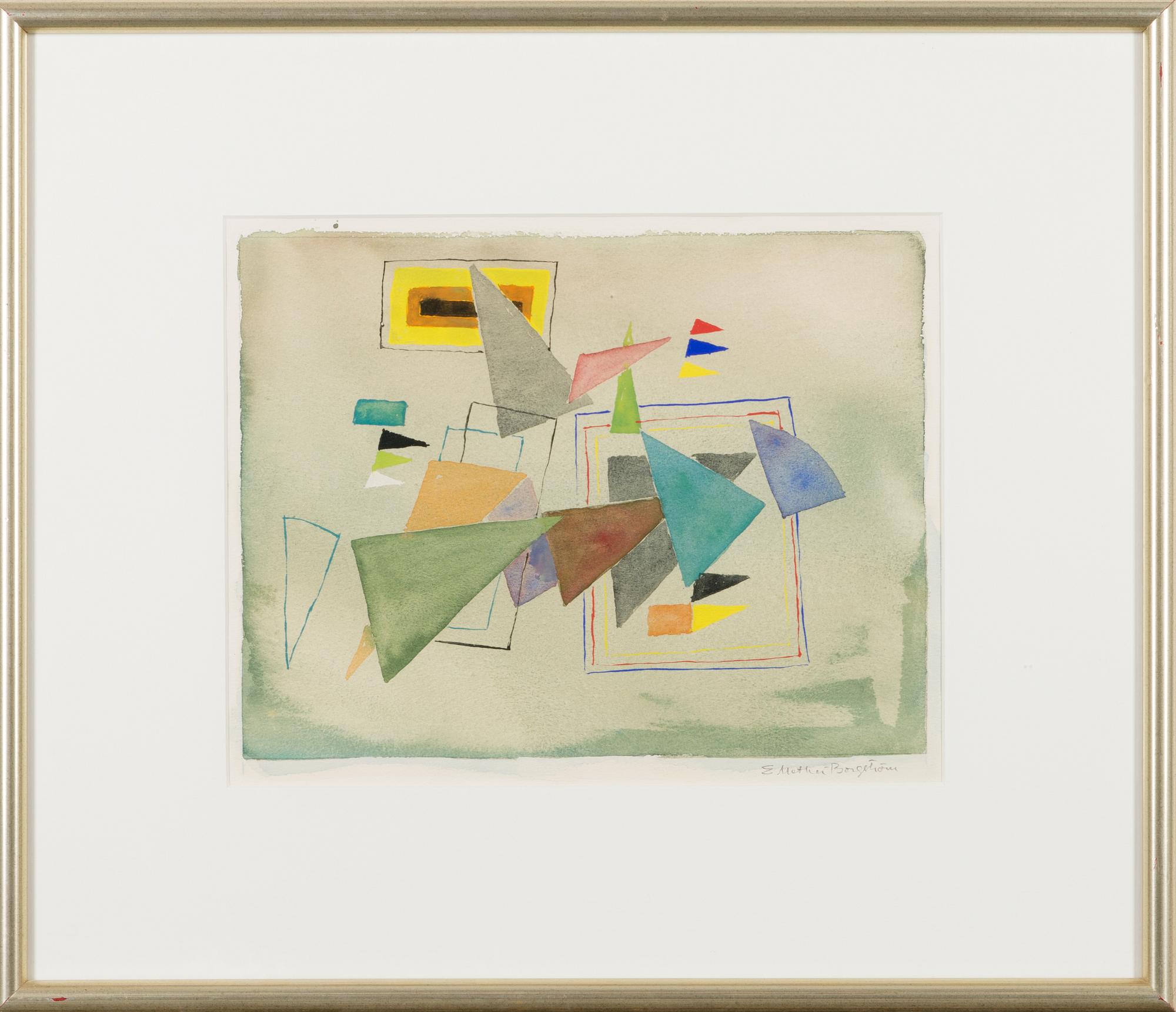 ERNST METHER-BORGSTRÖM, GRENN COMPOSITION.