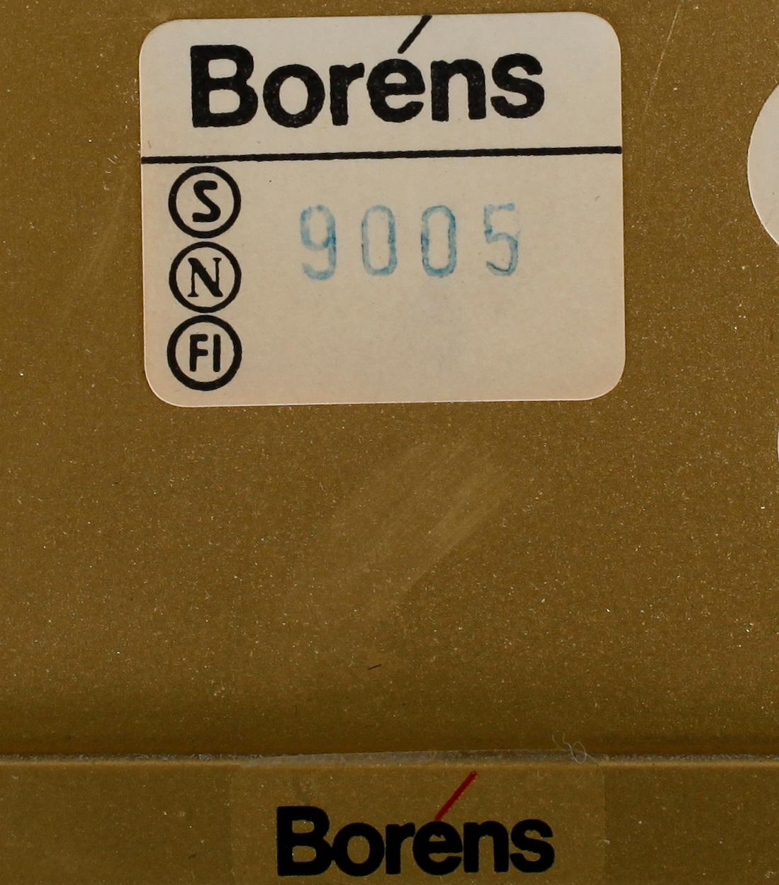 VÄGGLAMPETTER, 1 par, Boréns, 1900-talets andra hälft.