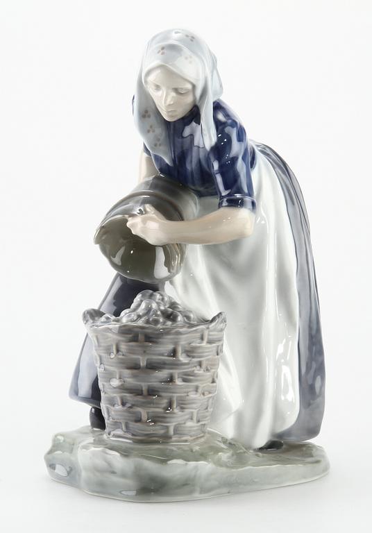 FIGURIN, porslin, Kongl Dansk.