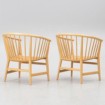 Hans J. Wegner, fåtöljer ett par, PP 112, PP Møbler, Danmark.