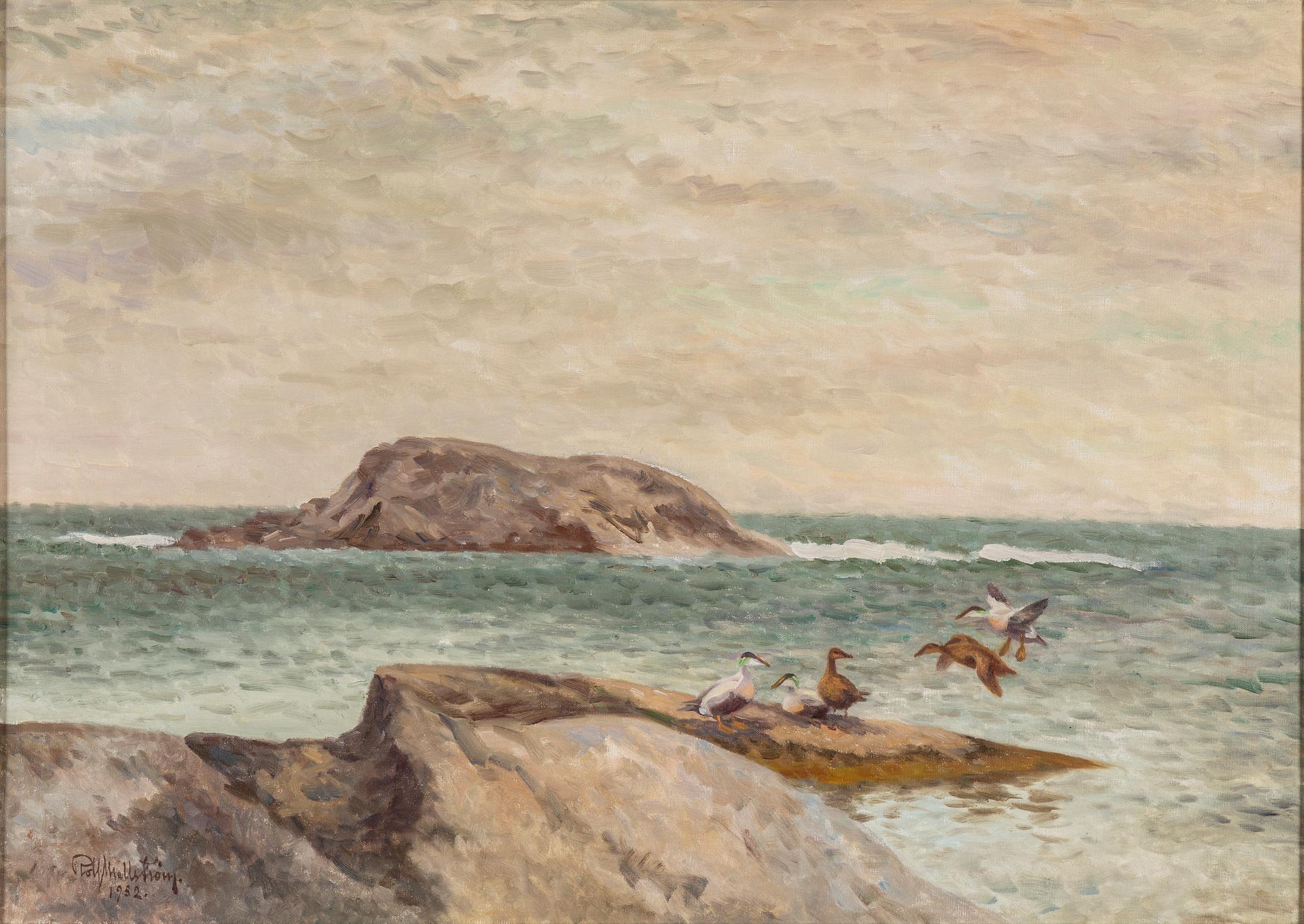 ROLF MELLSTRÖM, oil on canvas, signed Rolf Mellström and dated 1952.