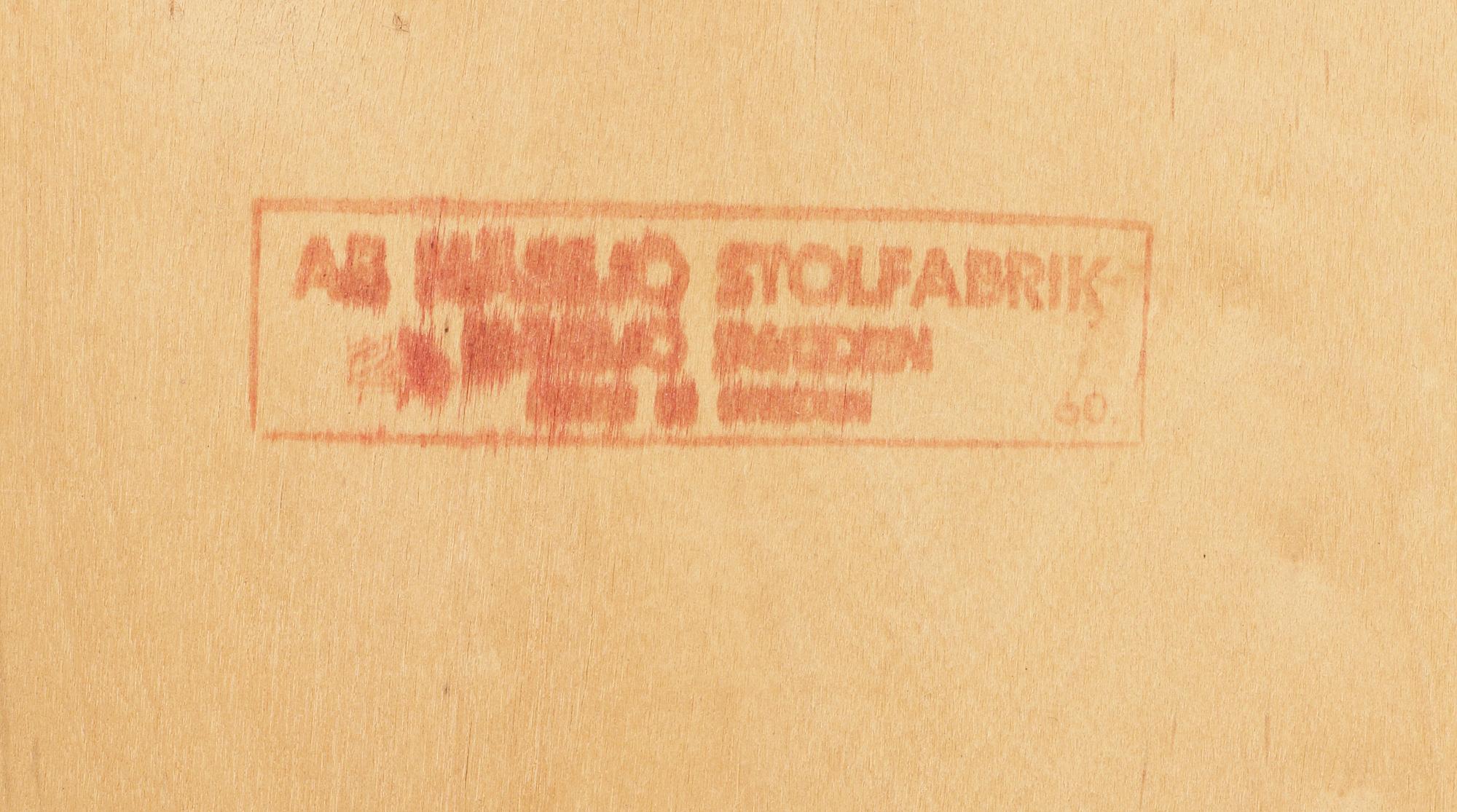 STOLAR, 4 st, Nässjö stolfabrik, 1900-talets mitt.