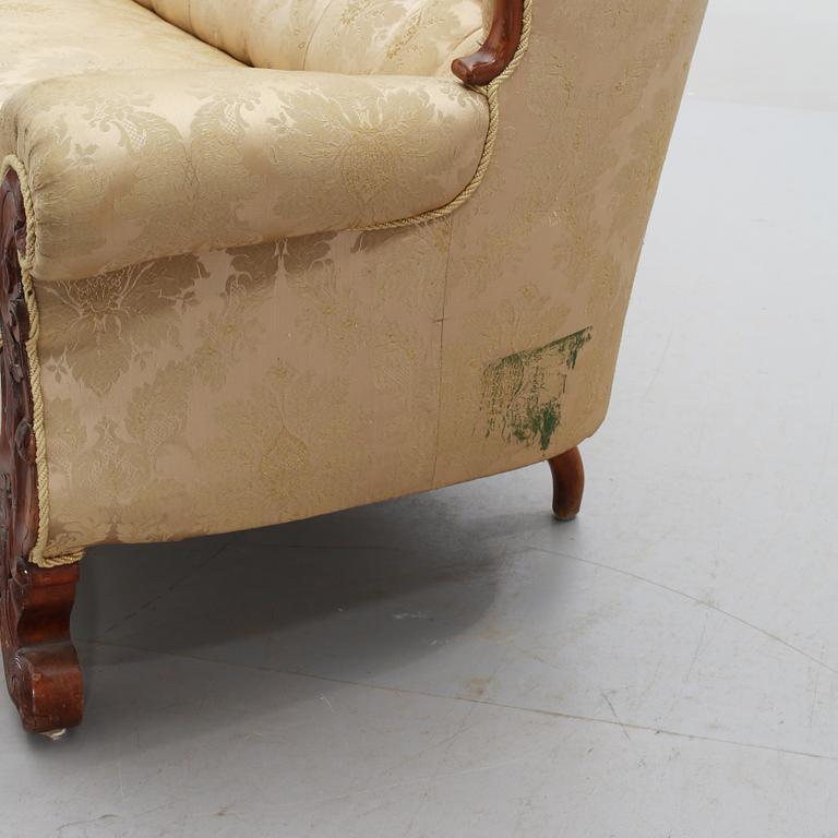 SOFFA, nyrokoko, 1800-talets andra hälft.