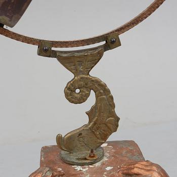 GINO MANCA, a concrete sculpture/pedestal, signed and dated 1971.