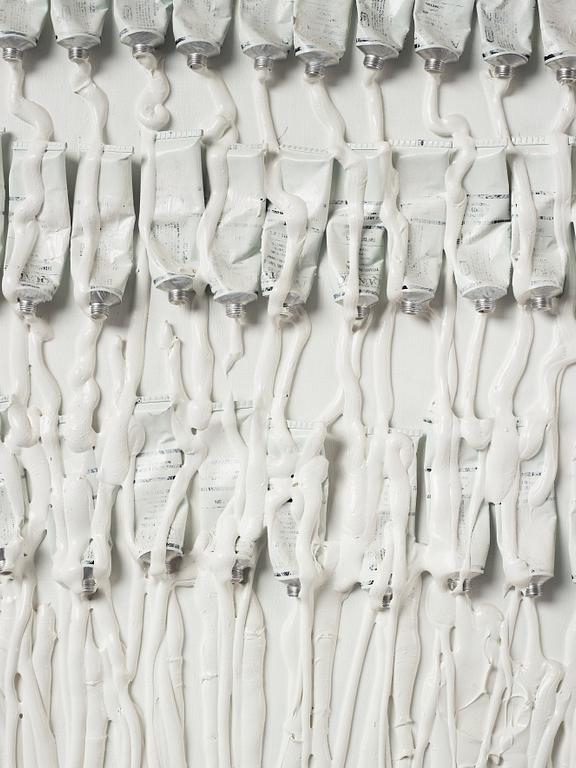 Arman (Armand Pierre Fernandez), "Monochrome Accumulation No. 5002".