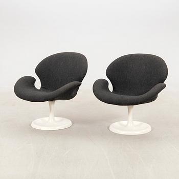 Aage Egeriis, armchairs, a pair, "Orchidee", model 263, Denmark, second half of the 20th century.
