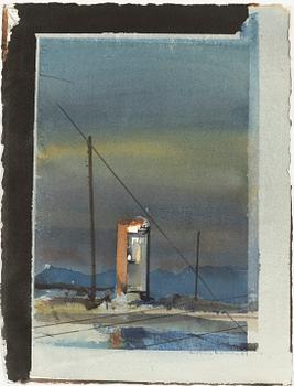 Lars Lerin, Telefonkiosken.