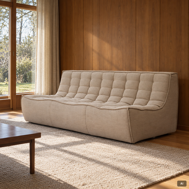Jaques Deneef, sofa, "N701", Ethnicraft, 2000s.