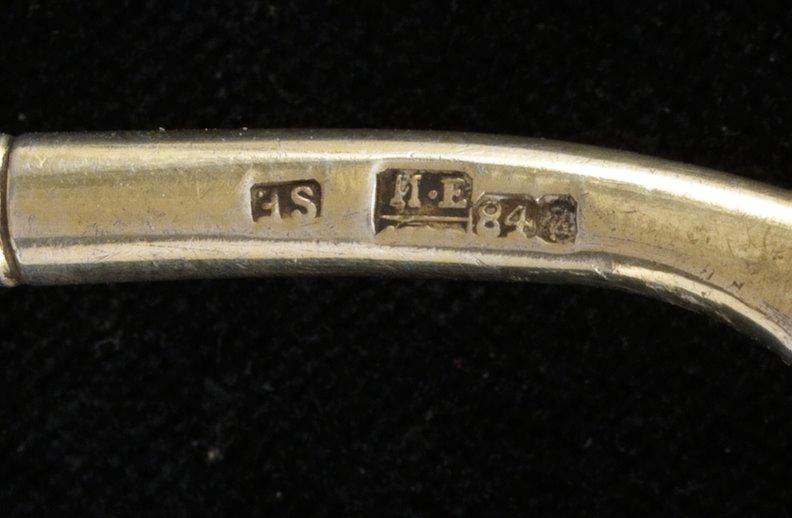 KAVIARSKED, silver. S:t petersburg, Ryssland 1800-talets andra hälft.