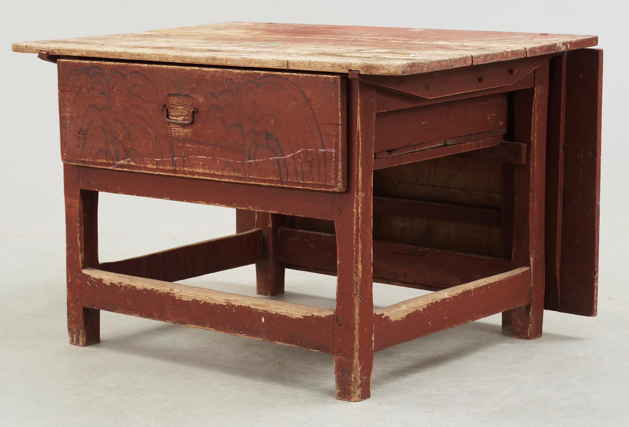 SLAGBORD, allmoge, 1800-tal.