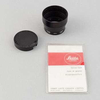 Leitz Canada, Tele-Elmarit 1:2,8/90mm, no 2657760, 1973.