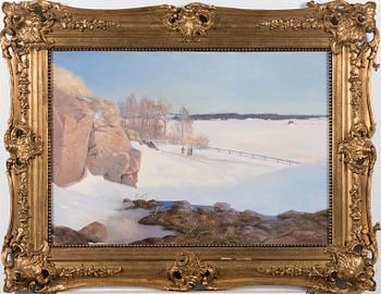 JOHAN ELIS KORTMAN, A VIEW FROM SOUTHERN HELSINKI.