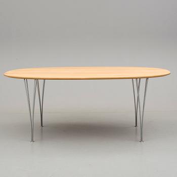 BORD, "Superellips", Bruno Mathsson och Piet Hein, Fritz Hansen, Danmark 1960-/70-tal.