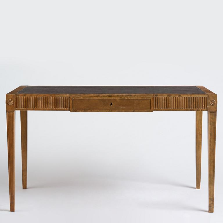 Ragnar Östberg, a birch desk, Upsala Möblerings AB, Uppsala, Sweden 1930.