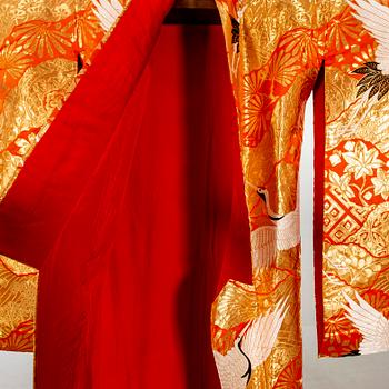 A 20th century Japanese wedding kimono.