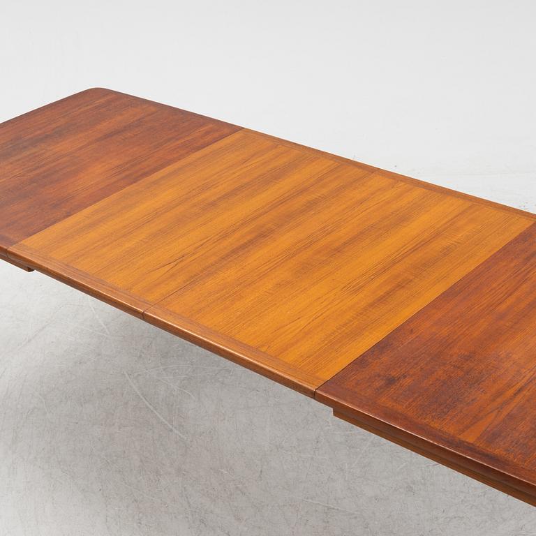 A teak dining table from Ulferts, Tibro. second half of the 20th Century.