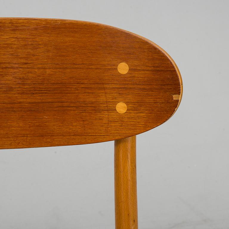 SVEN-ERIK FRYKLUND, stolar, 4 st, "Eva", Hagafors Stolfabrik AB, Nässjö, omkring ca 1960.