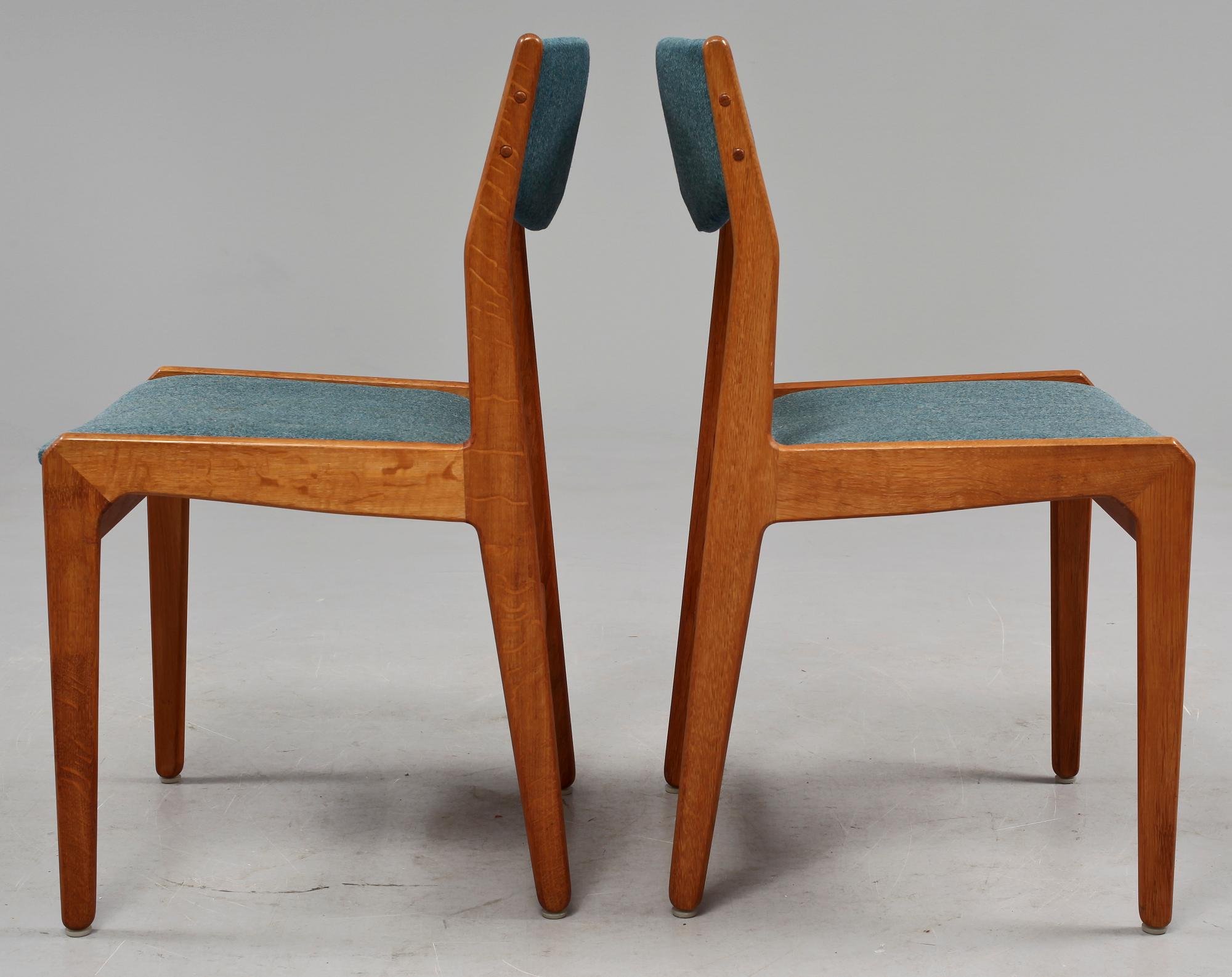 STOLAR, 6 st, J.C.A Jensen, Knud Andersen, Aarhus, Danmark, 1900-talets andra hälft.