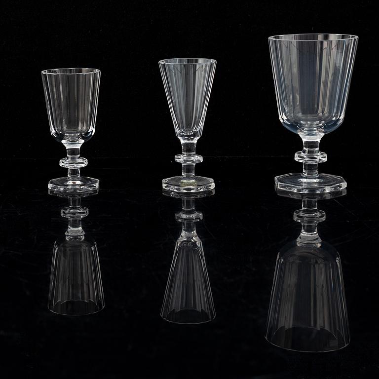 Elis Bergh, a part 'Karlberg' glass service, Kosta Boda (48 pieces).