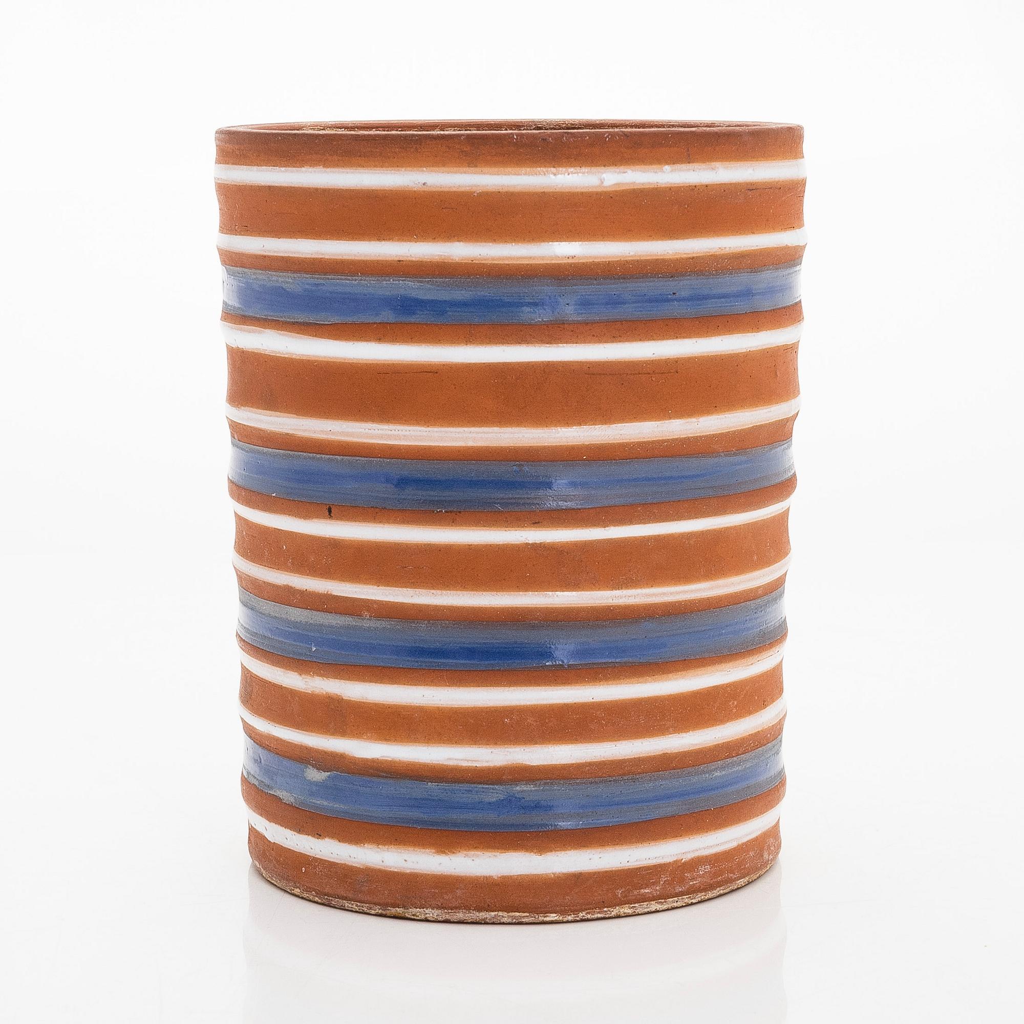 Marita Lybeck, a ceramic vase signed ML, KERA.