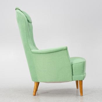 Carl Malmsten, a 'Farmor' armchair, OH Sjögren, late 20th century.
