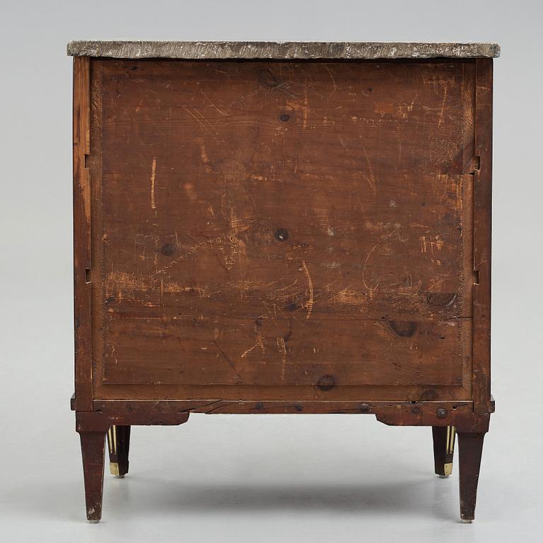 A late Gustavian late 18th century commode attributed to Carl Diedric Fick (master in Stockholm 1776-1806).