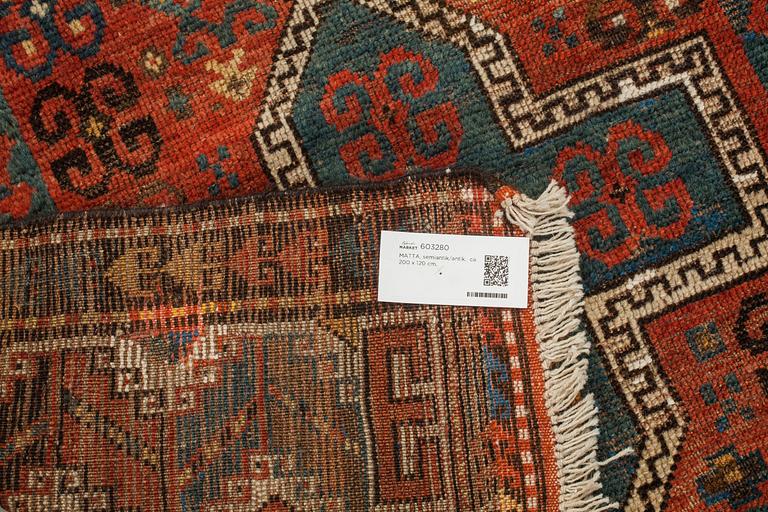 MATTA, semiantik/antik, Kazak, ca 200 x 120 cm.