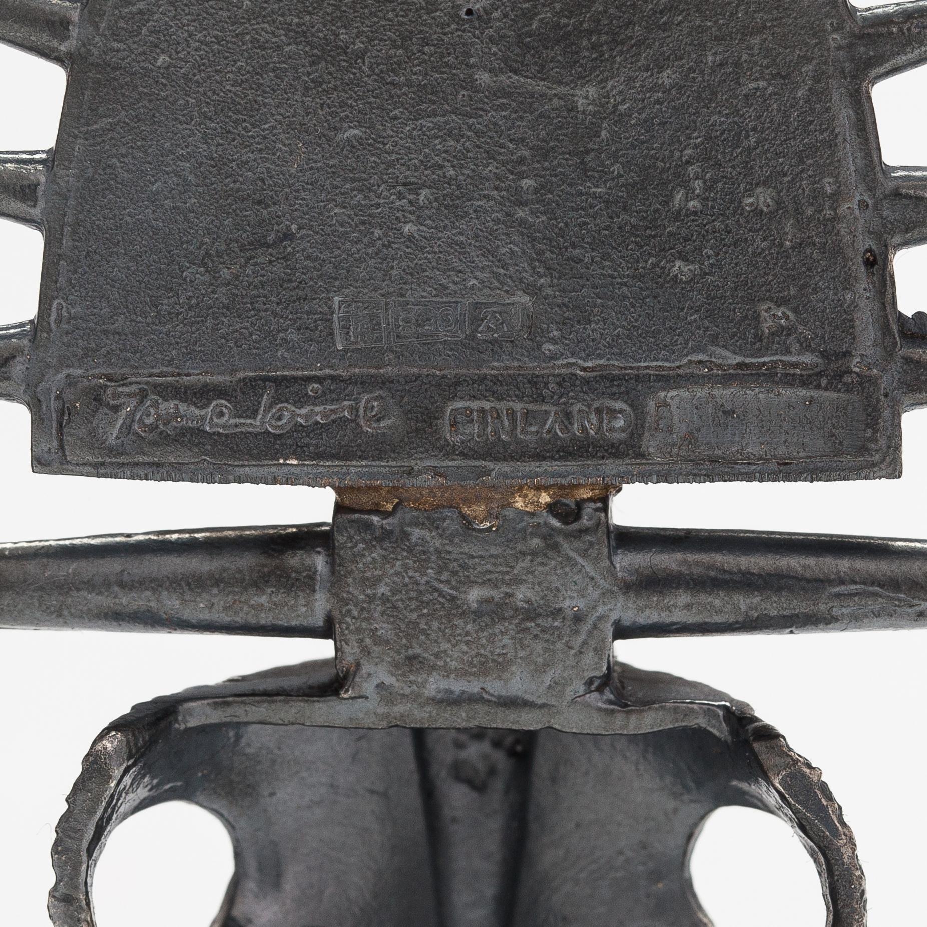 Jorma Laine, A silver necklace "Ox head". Turun Hopea, Turku.