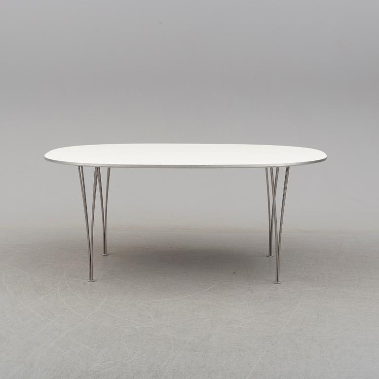 BRUNO MATHSSON & PIET HEIN, a 'Superellips' dining table from Fritz Hansen, Denmark, 2013.