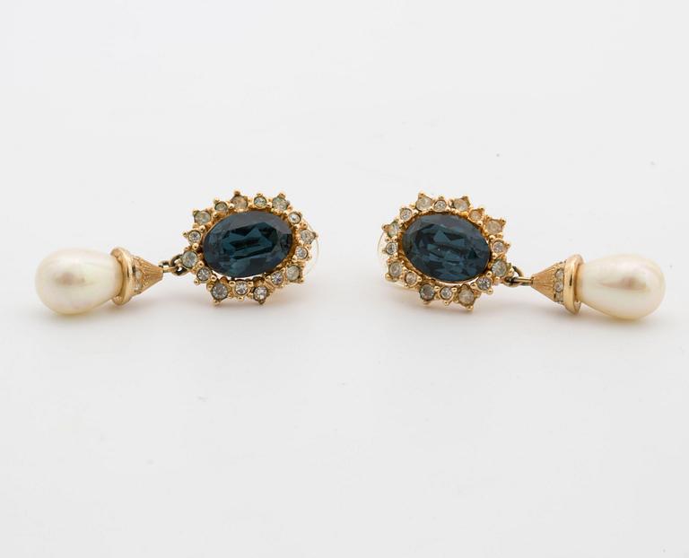 CHRISTIAN DIOR, bijouteri, earrings.
