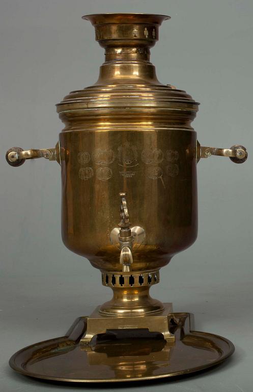 SAMOVAR, mässing, Bataschevi, Tula, 1800-talets senare hälft.