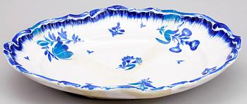 FAT, fajans, rokoko, Rörstrand, sign o dat 14/11 73.