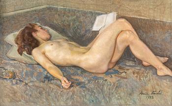 ANTTI FAVÉN, oil on canvas on paper-panel, signed and dated 1942.