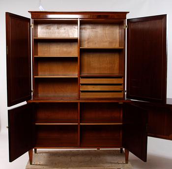 SKÄNK samt SKÅP, gustaviansk stil. 1900-tal.