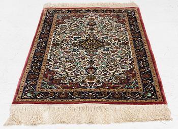 Rug, Ghom, approx. 126 x 70 cm.