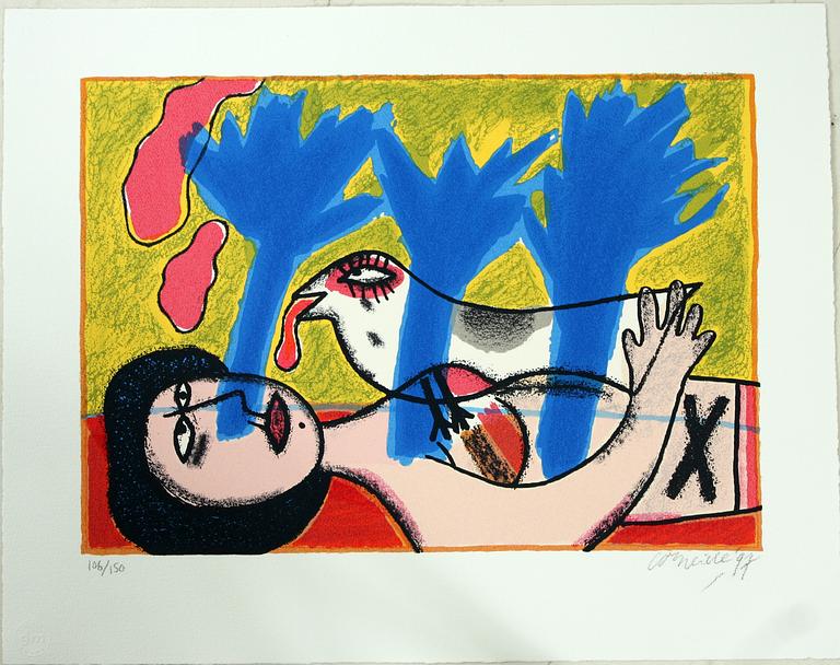 BEVERLOO CORNEILLE, silkscreen, sign o dat -97, numr 105/150.