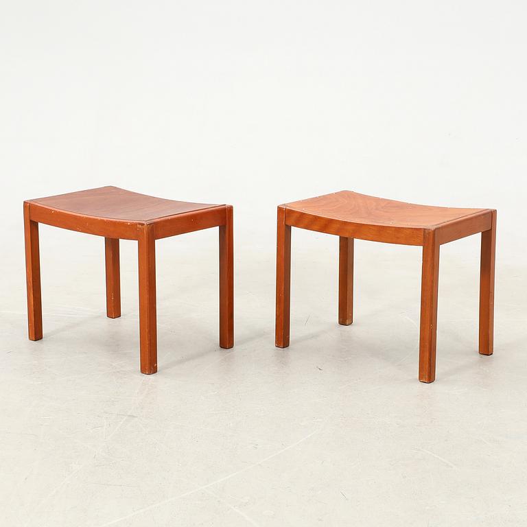 A pair of 1950s stools, Denmark.