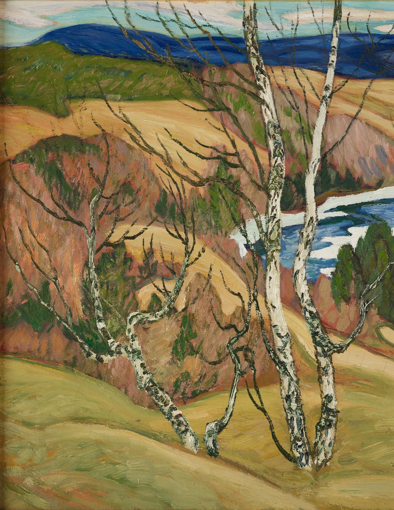 Helmer Osslund, "Islossning Ångermanälven".