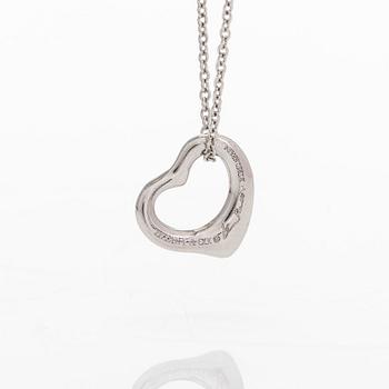 Tiffany & Co, Elsa Peretti, kaulakoru, "Open Heart", platinaa.