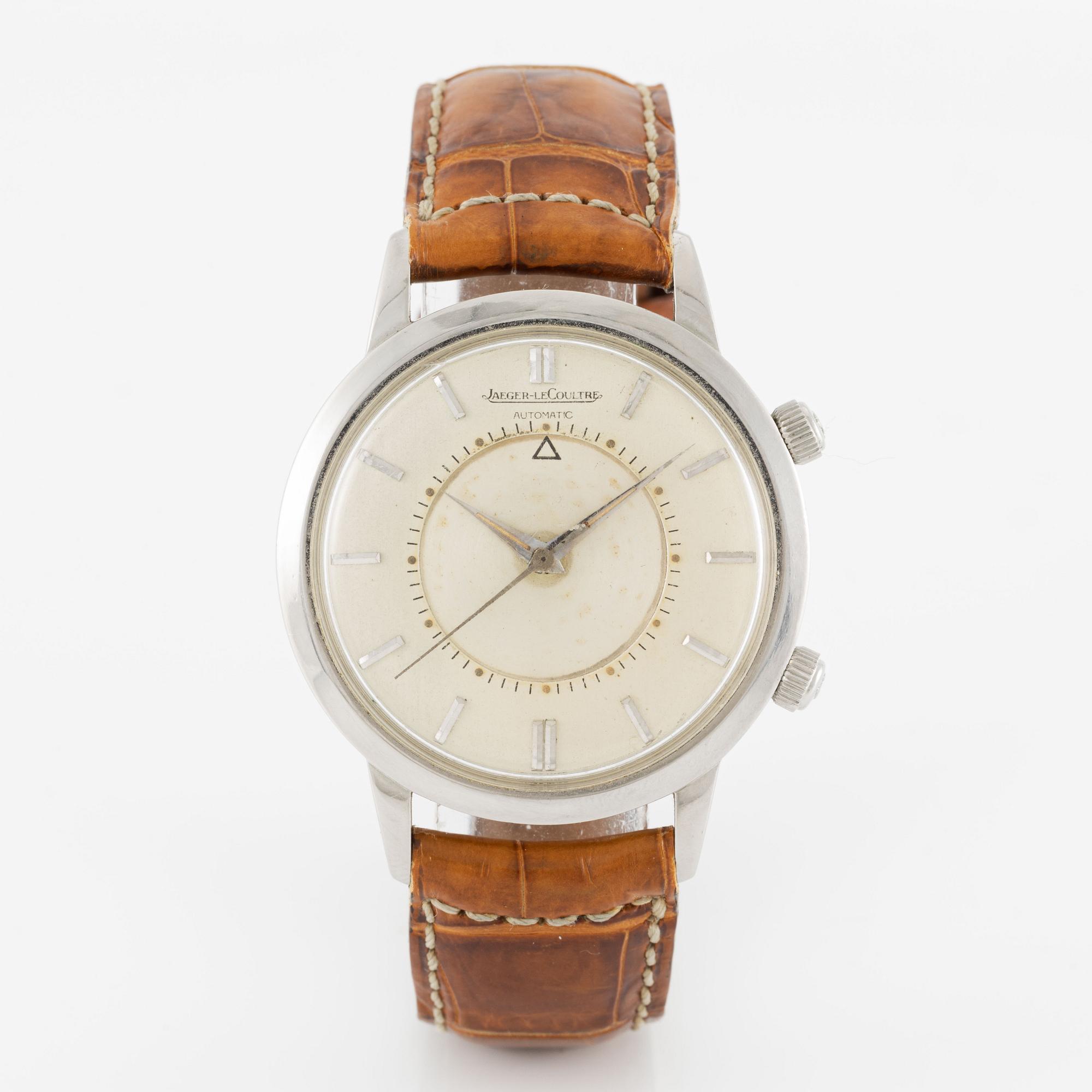 Jaeger-LeCoultre, Memovox, "Extra Dial", wristwatch, 37 mm.