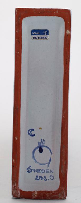 VAS, fajans, "Karneval", Stig Lindberg, Gustavsbergs studio.
