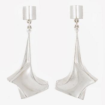 Lapponia ett par örhängen, sterlingsilver, Finland 1989.