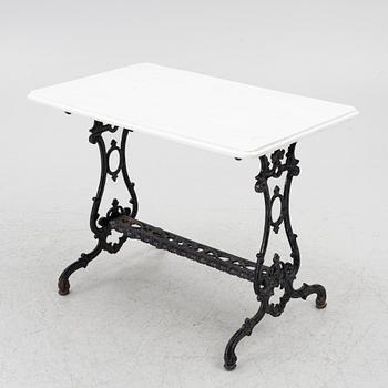 Trädgårdsbord, 1900-talets andra hälft.