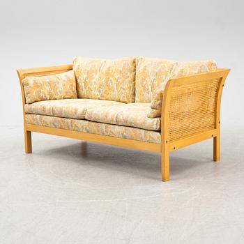 Arne Norell, a 'Rotang' beech and rattan sofa, Norell Möbel AB.