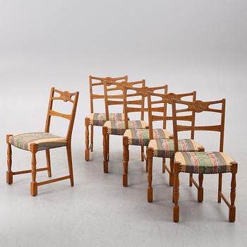 Axel O Röck, matgrupp, 7 delar,  Otterup Møbelfabrik, Danmark, 1960-tal.