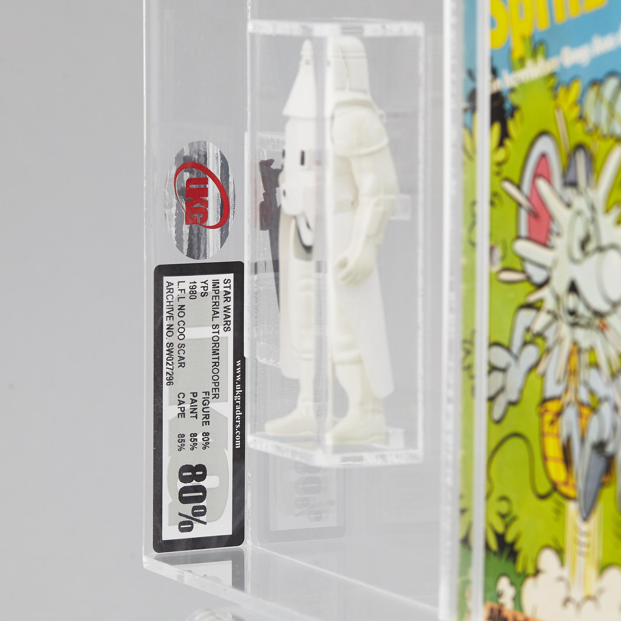 STAR WARS, Imperial Stormtrooper, YPS, 1980, L.F.L No coo scar, UK Graders 80 %.